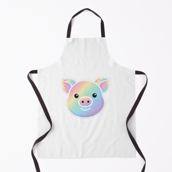 Item preview, Cute Rainbow Pig Face Minimalist Illustration designed and sold by Owcomm.