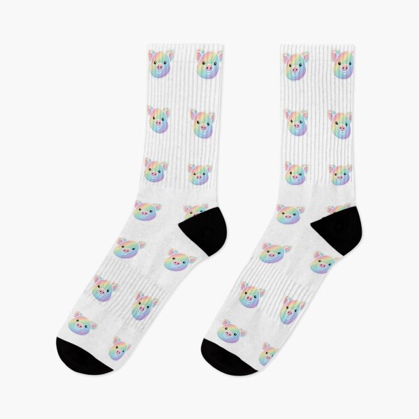 Item preview, Cute Rainbow Pig Face Minimalist Illustration designed and sold by Owcomm.