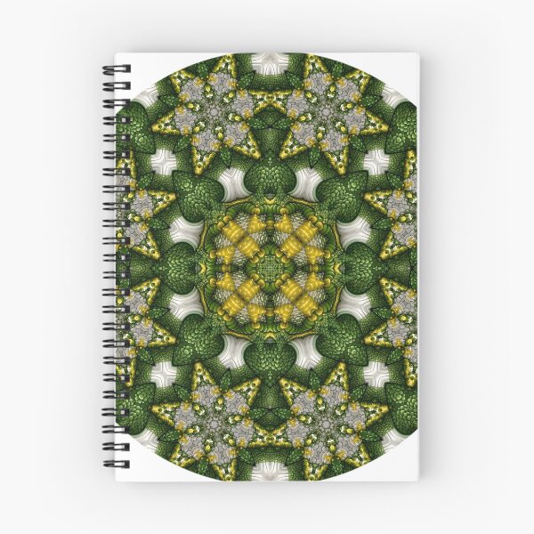 Item preview, Green & Gold Sacred Geometry Mandala Pattern designed and sold by The Hand That Listens.