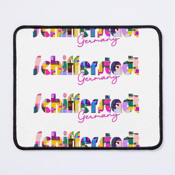 Item preview, Schifferstadt, Germany, Vibrant Abstract City Typography Art designed and sold by Wanderful-roads.