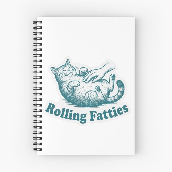 Item preview, Rolling Fatties Cute Chubby Cat designed and sold by raedattia.