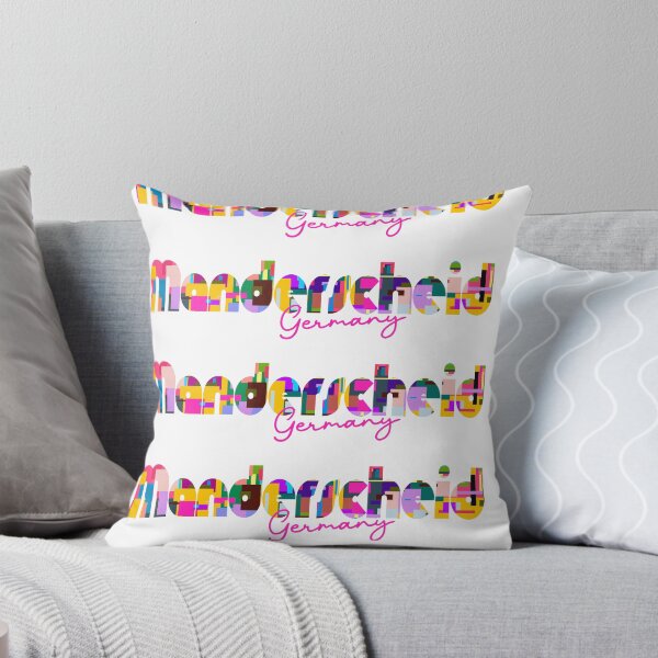 Item preview, Manderscheid, Germany, Vibrant Abstract City Typography Art designed and sold by Wanderful-roads.