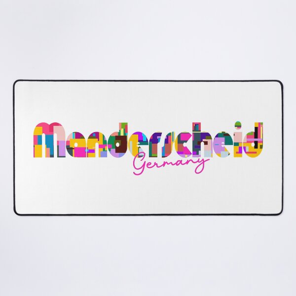 Item preview, Manderscheid, Germany, Vibrant Abstract City Typography Art designed and sold by Wanderful-roads.