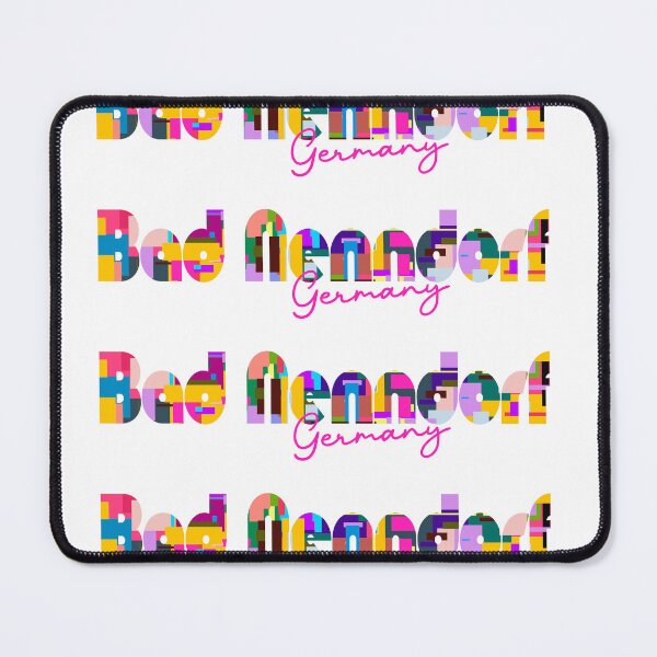 Item preview, Bad Nenndorf, Germany, Vibrant Abstract City Typography Art designed and sold by Wanderful-roads.