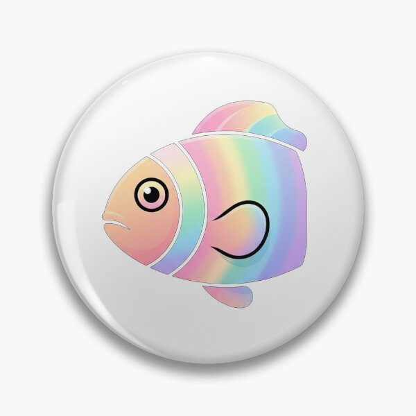 Item preview, Cute Pastel Rainbow Clownfish Illustration designed and sold by Owcomm.