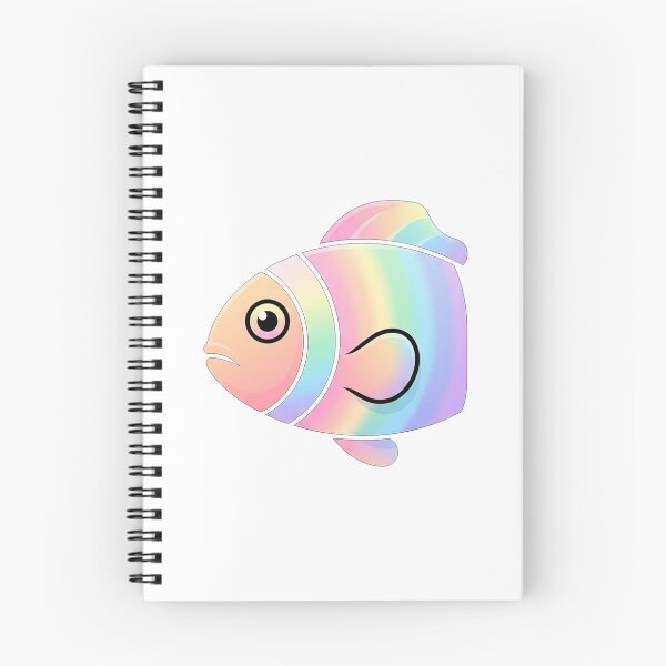 Item preview, Cute Pastel Rainbow Clownfish Illustration designed and sold by Owcomm.