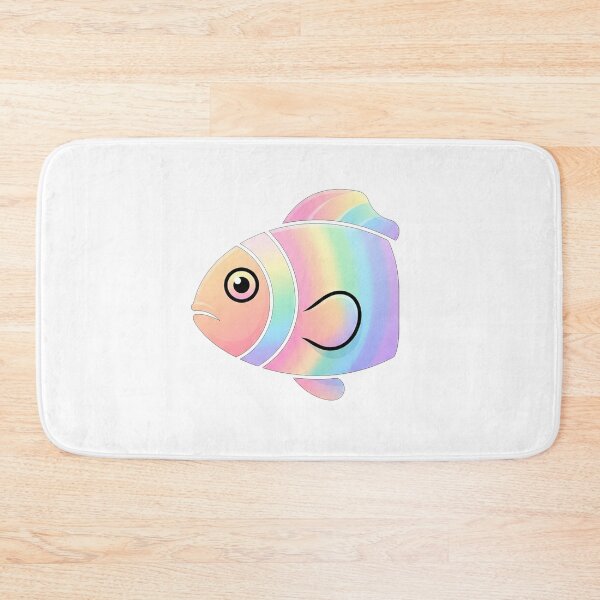 Item preview, Cute Pastel Rainbow Clownfish Illustration designed and sold by Owcomm.