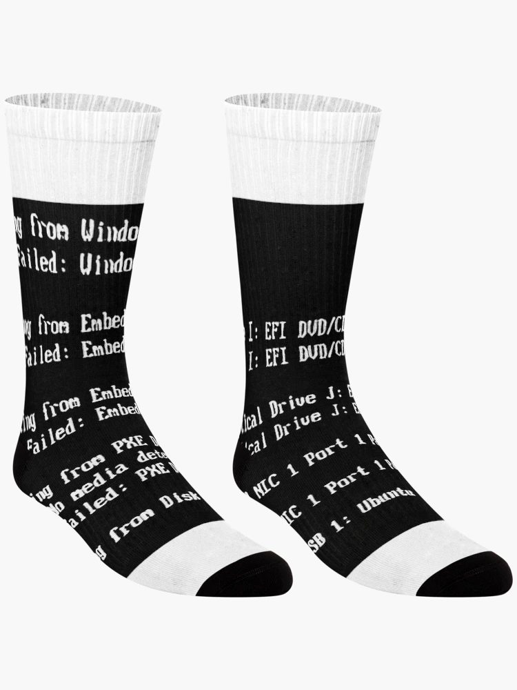 Thumbnail 3 of 5, Socks, When In Doubt: Ubuntu designed and sold by PartnersInCrime.