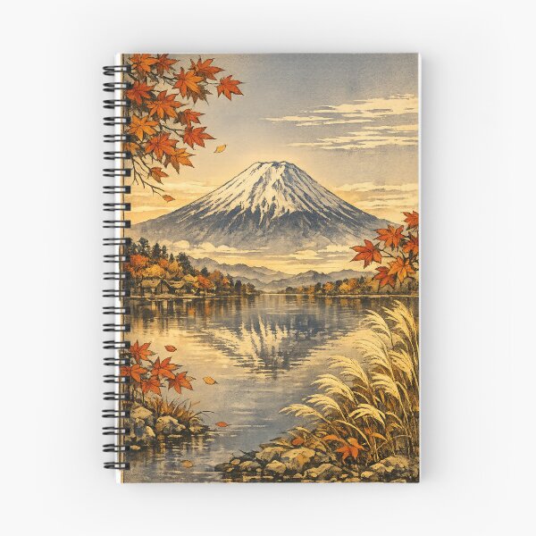 Item preview, Great Mt. Fuji autumn scenery Ukiyo-e style designed and sold by JpnArts-Sak981.