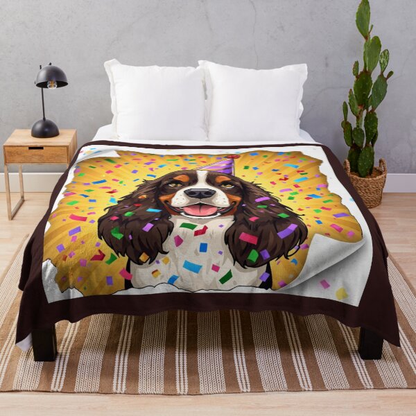 Item preview, Cute Cocker Spaniel Birthday Party Design designed and sold by Kolibra.