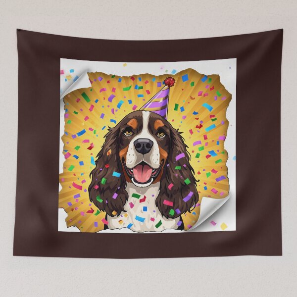 Item preview, Cute Cocker Spaniel Birthday Party Design  designed and sold by Kolibra.