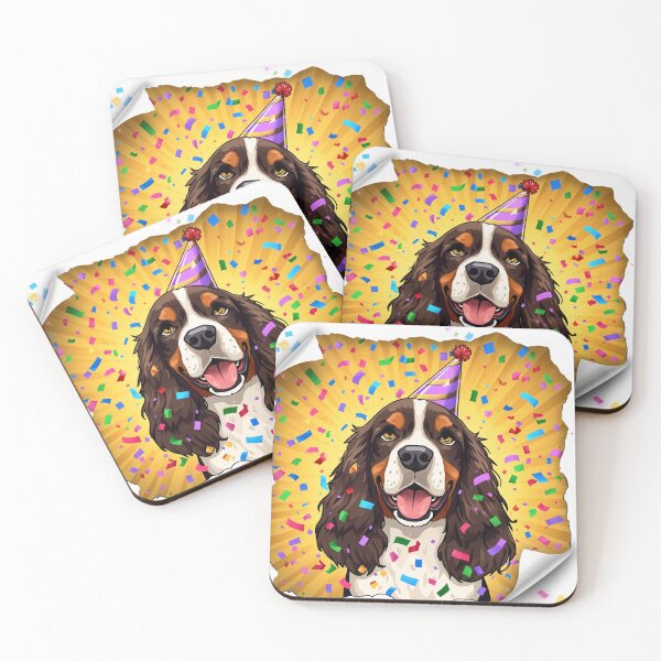Item preview, Cute Cocker Spaniel Birthday Party Design  designed and sold by Kolibra.