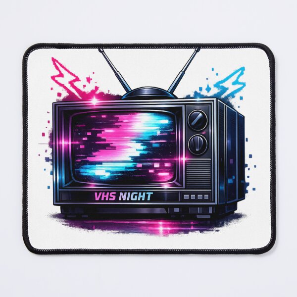 Item preview, Vintage Glitch TV – Retro 80s/90s Neon Synthwave designed and sold by Art70shop.