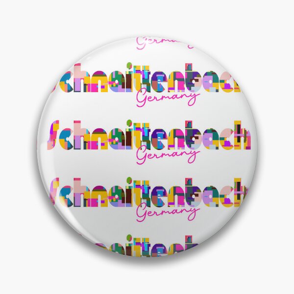 Item preview, Schnaittenbach, Germany, Vibrant Abstract City Typography Art designed and sold by Wanderful-roads.