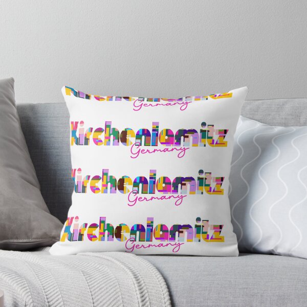 Item preview, Kirchenlamitz, Germany, Vibrant Abstract City Typography Art designed and sold by Wanderful-roads.