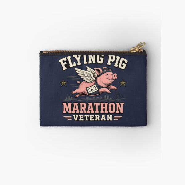 Item preview, Flying pig marathon veteran designed and sold by RockyLambda.