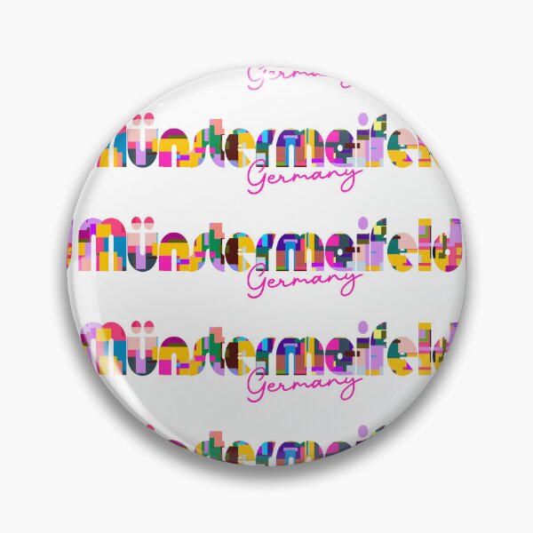 Item preview, Münstermaifeld, Germany, Vibrant Abstract City Typography Art designed and sold by Wanderful-roads.