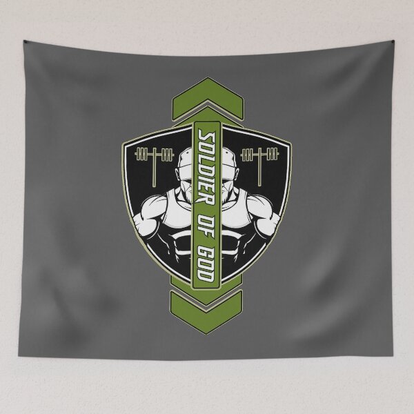 Item preview, Soldier of God - Christian Gym - Tactical Faith designed and sold by Bezuiden.