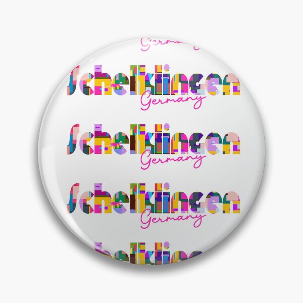 Item preview, Schelklingen, Germany, Vibrant Abstract City Typography Art designed and sold by Wanderful-roads.