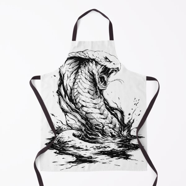 Item preview, Venomous King Cobra Snake Vintage Engraving designed and sold by Mystic & Celestial Art.