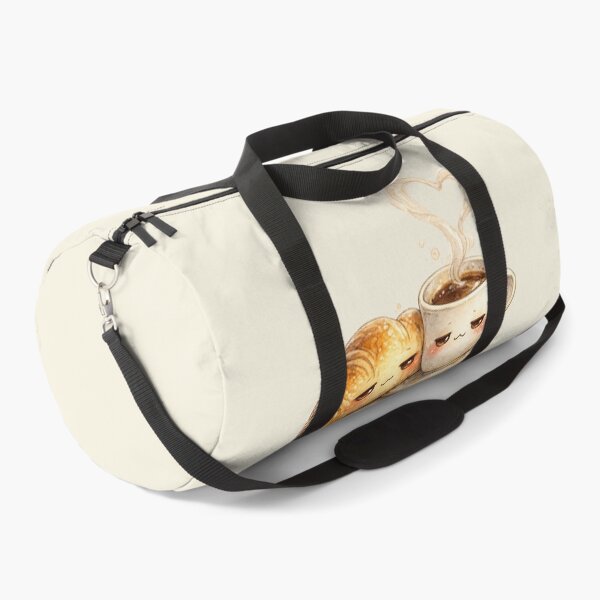 Item preview, Kawaii Croissant and Coffee Watercolor Illustration – Cute Morning Breakfast Friends designed and sold by MagicMakerPh.