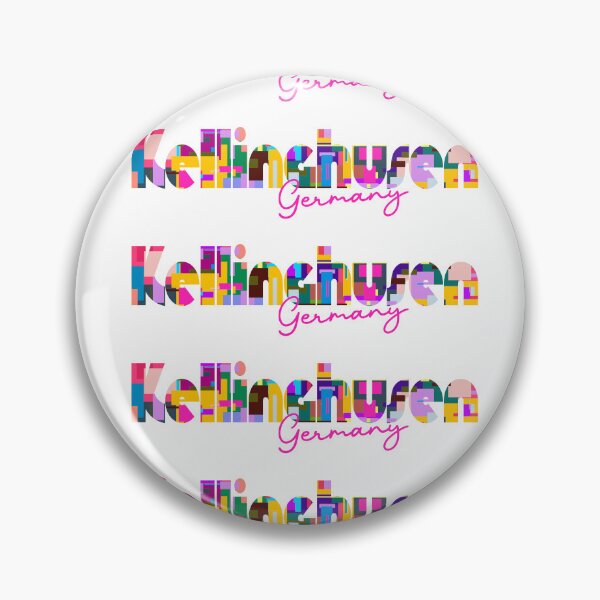 Item preview, Kellinghusen, Germany, Vibrant Abstract City Typography Art designed and sold by Wanderful-roads.