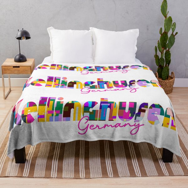 Item preview, Kellinghusen, Germany, Vibrant Abstract City Typography Art designed and sold by Wanderful-roads.
