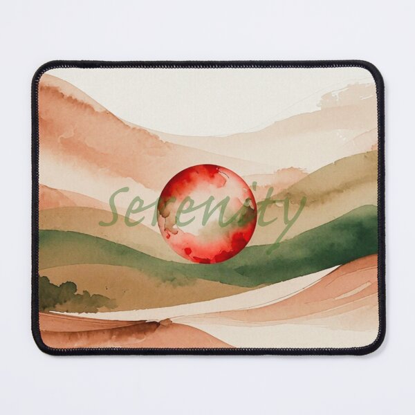 Item preview, Serene Landscape Ink Wash designed and sold by WeaveSphere.