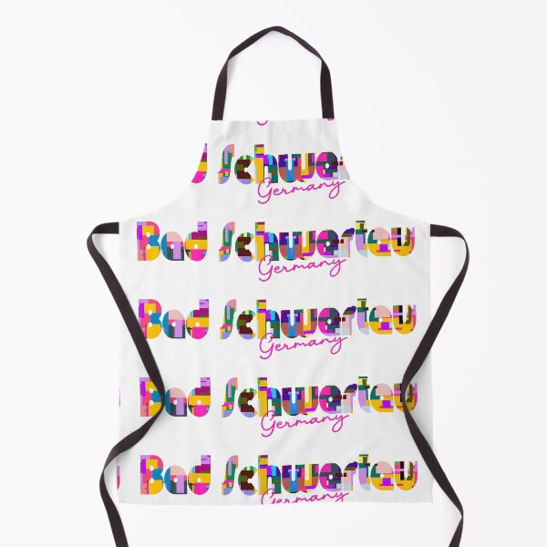 Item preview, Bad Schwartau, Germany, Vibrant Abstract City Typography Art designed and sold by Wanderful-roads.