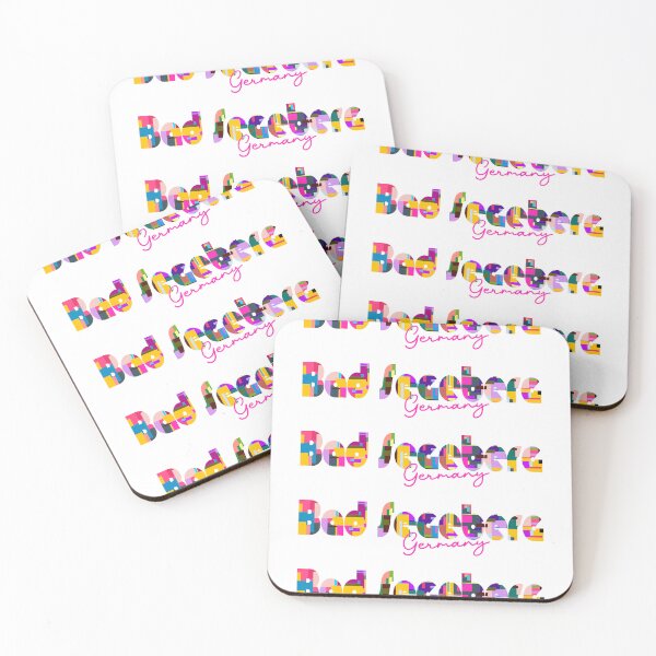 Item preview, Bad Segeberg, Germany, Vibrant Abstract City Typography Art designed and sold by Wanderful-roads.