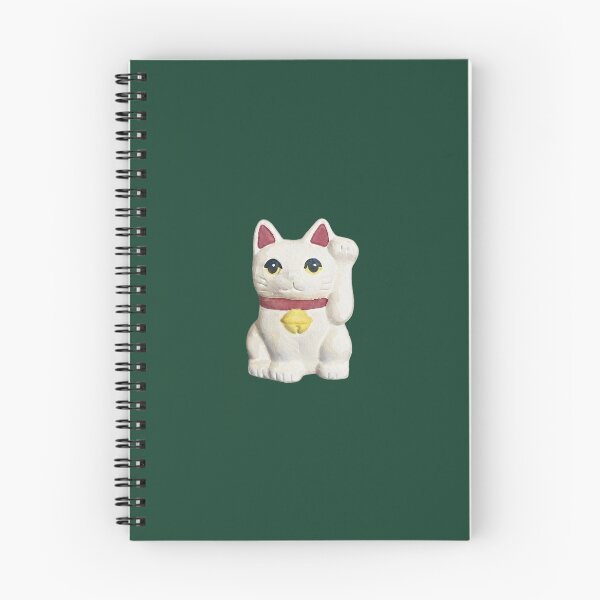 Item preview, Lucky Cat Beckoning Fortune Illustration designed and sold by Kooky Kiddy.