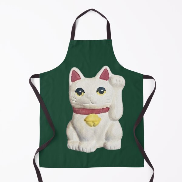 Item preview, Lucky Cat Beckoning Fortune Illustration designed and sold by Kooky Kiddy.