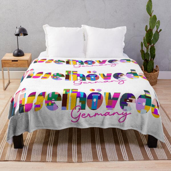 Item preview, Visselhövede, Germany, Vibrant Abstract City Typography Art designed and sold by Wanderful-roads.