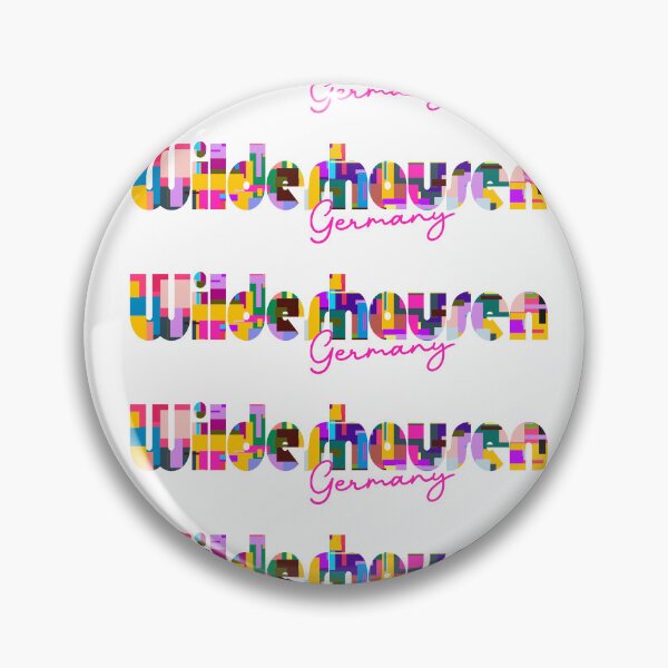 Item preview, Wildeshausen, Germany, Vibrant Abstract City Typography Art designed and sold by Wanderful-roads.