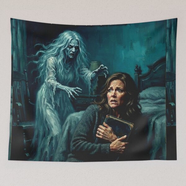 Item preview, American Poltergeist Retro Supernatural Horror Tribute Art Poster designed and sold by Art's Diner.