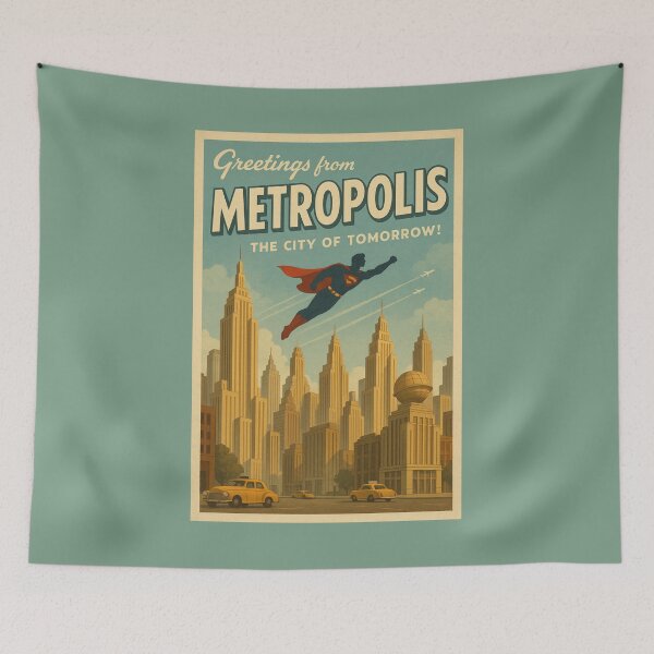Item preview, Greetings from Metropolis – The City of Tomorrow! designed and sold by Lavoretty.