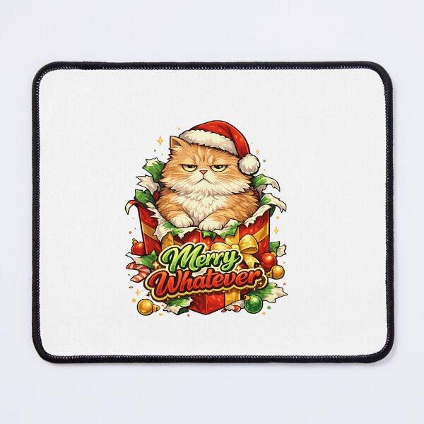 Item preview, Merry Whatever Funny Grumpy Cat Christmas designed and sold by DesignsCreative.