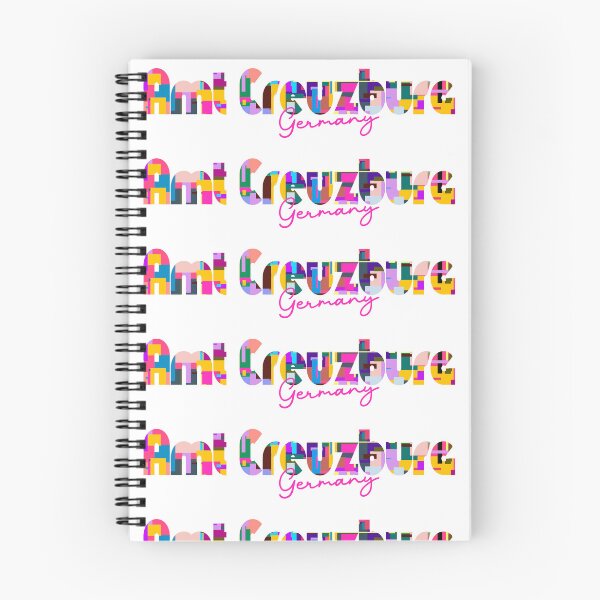 Item preview, Amt Creuzburg, Germany, Vibrant Abstract City Typography Art designed and sold by Wanderful-roads.