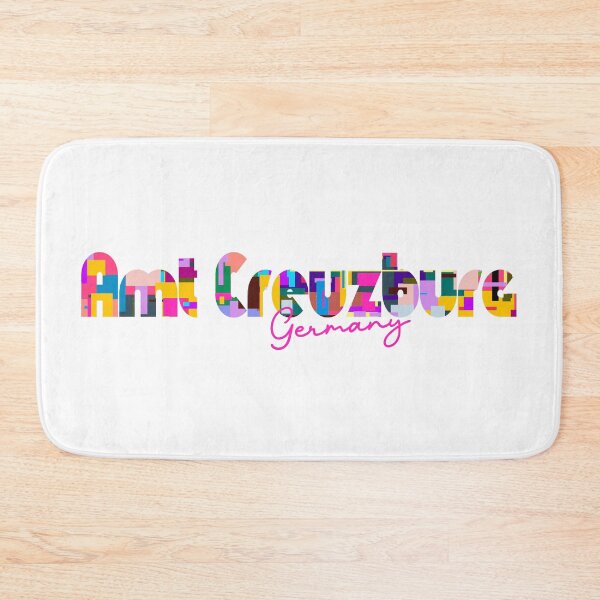 Item preview, Amt Creuzburg, Germany, Vibrant Abstract City Typography Art designed and sold by Wanderful-roads.