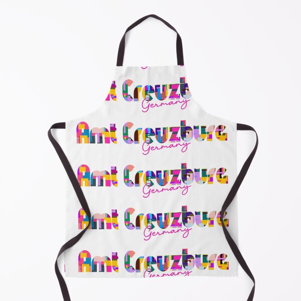 Item preview, Amt Creuzburg, Germany, Vibrant Abstract City Typography Art designed and sold by Wanderful-roads.