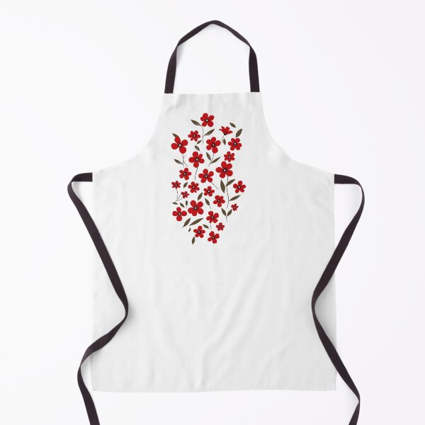 Item preview, Minimalist Red Wildflower Botanical Illustration designed and sold by Palette & Hue.