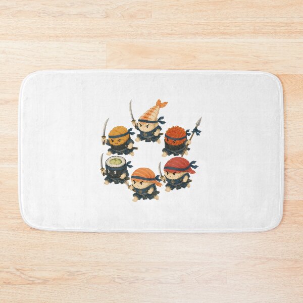 Item preview, Sushi Warriors - Battle Formation Sushi Samurai Characters designed and sold by medicalkinoko.