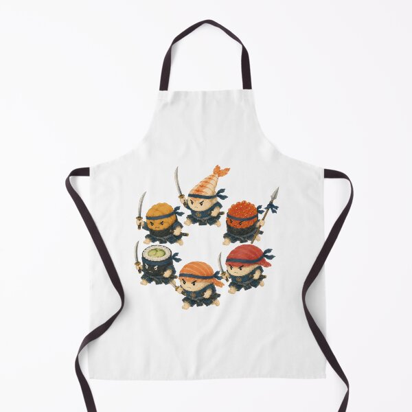Item preview, Sushi Warriors - Battle Formation Sushi Samurai Characters designed and sold by medicalkinoko.