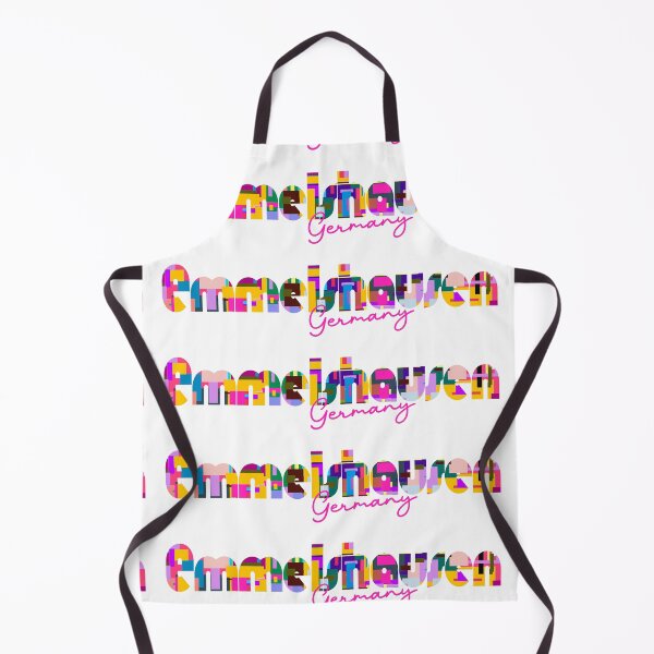 Item preview, Emmelshausen, Germany, Vibrant Abstract City Typography Art designed and sold by Wanderful-roads.