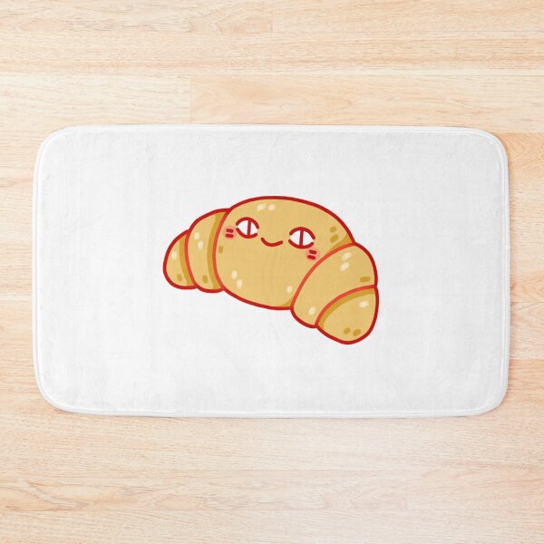 Item preview, Cute Croissant French Pastry Kawaii Illustration designed and sold by RepentAgenda.