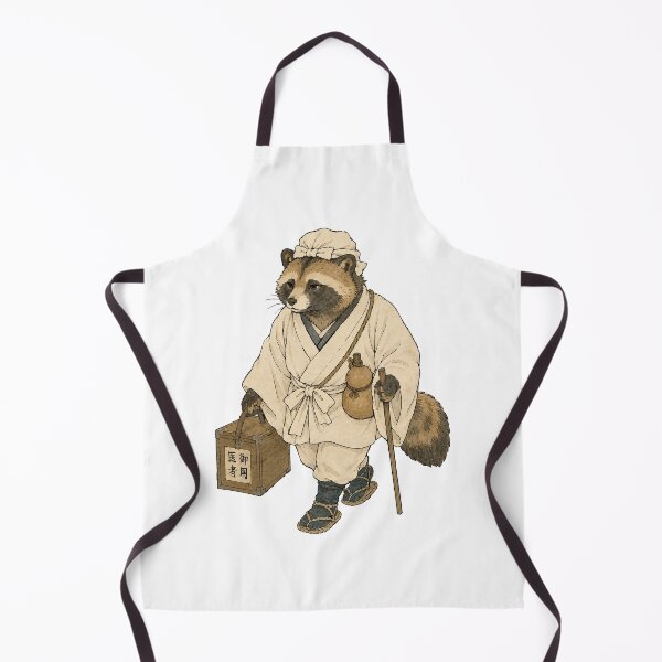 Item preview, Tanuki Doctor - Japanese Raccoon Dog Physician Character designed and sold by medicalkinoko.