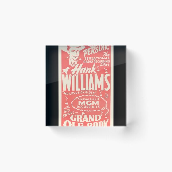 Item preview, Hank W.illiams Vintage G.rand Ole O.pry Poster designed and sold by lauradumitriu.