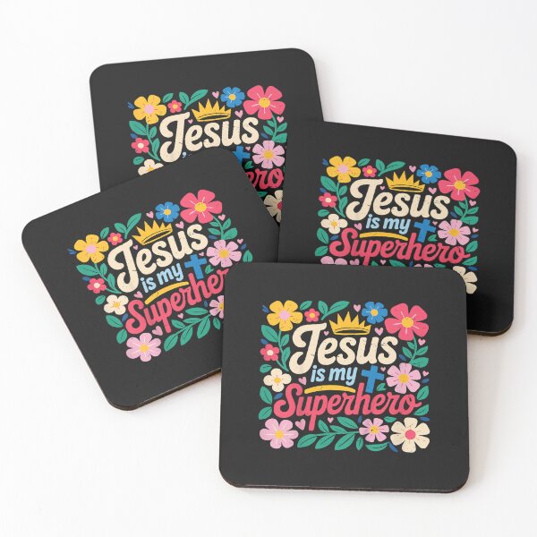 Item preview, Girls Jesus is My Superhero Christian Toddler Sister God Mom designed and sold by FrankIsabel.