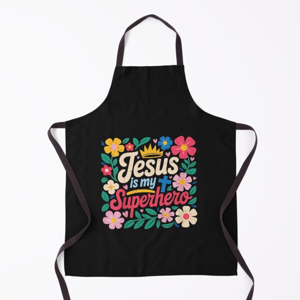 Item preview, Girls Jesus is My Superhero Christian Toddler Sister God Mom designed and sold by FrankIsabel.