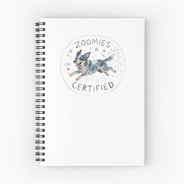 Item preview, Zoomies Certified Blue Heeler Funny Cattle Dog Watercolor Drawing designed and sold by Yellowriversss.